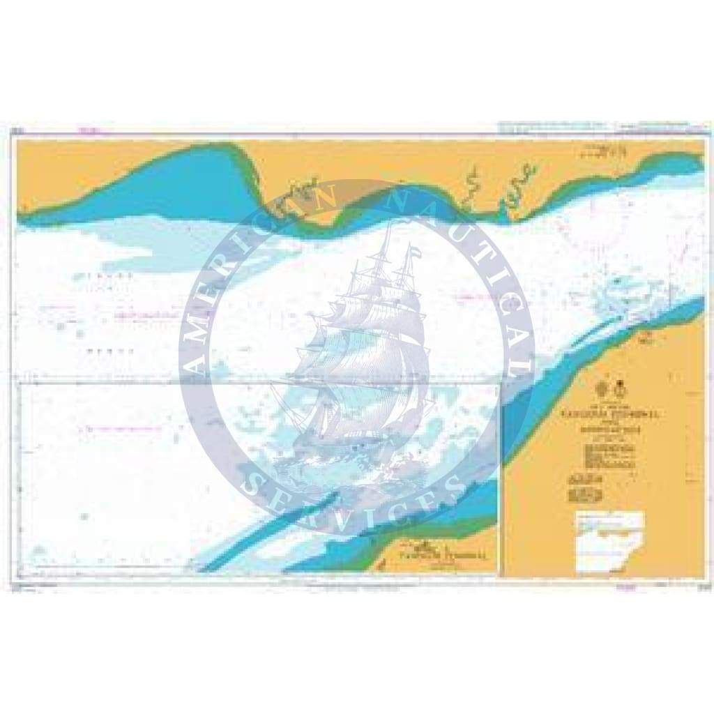 British Admiralty Nautical Chart 3747: Tangguh Terminal and Approaches