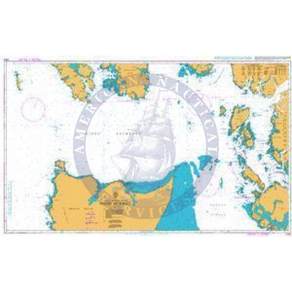 British Admiralty Nautical Chart 3754: Dixon Entrance