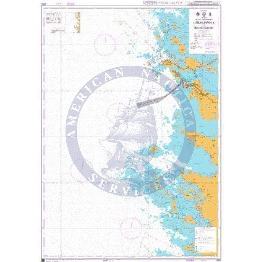 British Admiralty Nautical Chart 3830: Finland - Gulf of Bothnia, Uskalinmaa to Iso-Enskeri