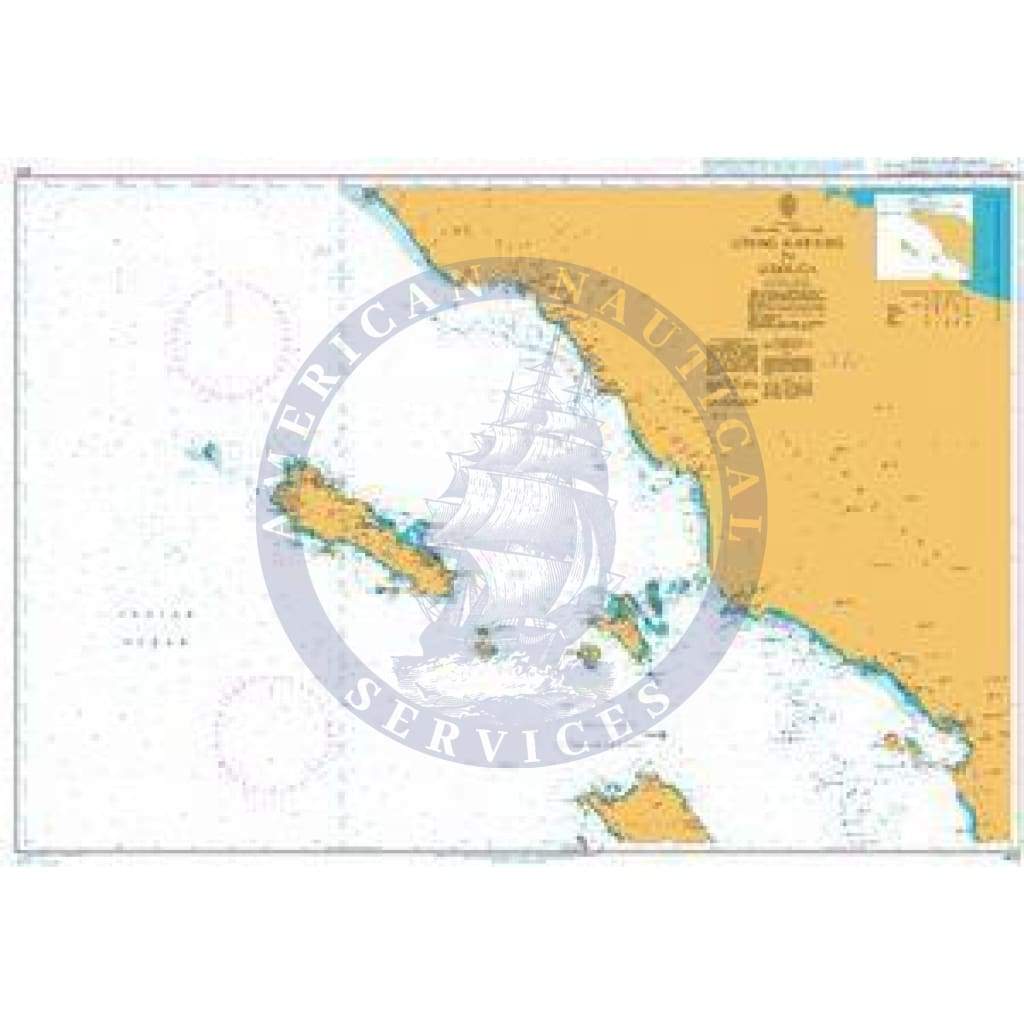 British Admiralty Nautical Chart  400: Ujung Karang to Sibolga