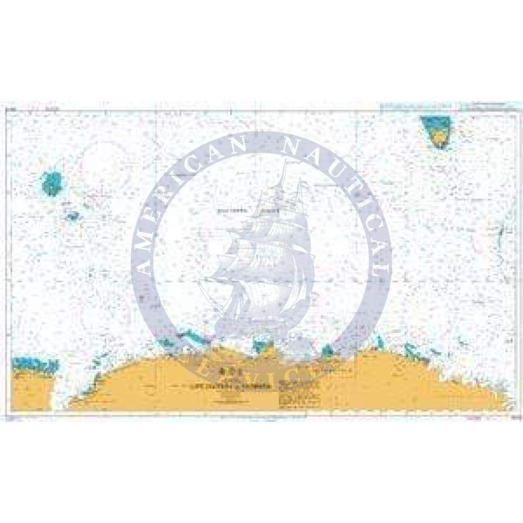 British Admiralty Nautical Chart 4074: Southern Ocean, Cape Darnley to Tasmania