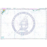 United Kingdom Hydrographic Office Chart Paper British Admiralty Nautical Chart  4522: North Pacific Ocean, Mys Lopatka to the Chinook Trough