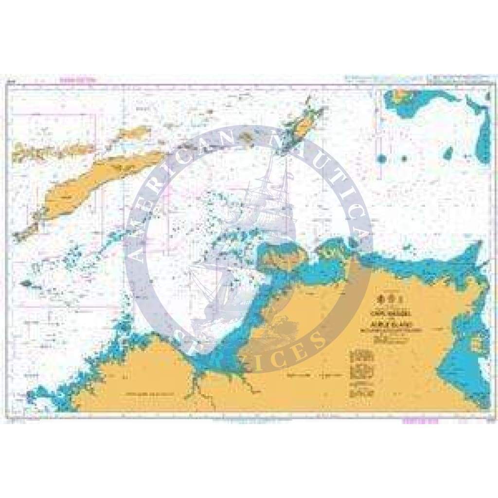 British Admiralty Nautical Chart 4721: Cape Wessel to Adele Island including adjacent waters