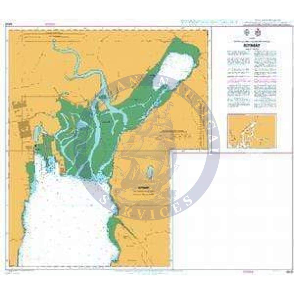 British Admiralty Nautical Chart 4931: Kitimat and Kemano Bay