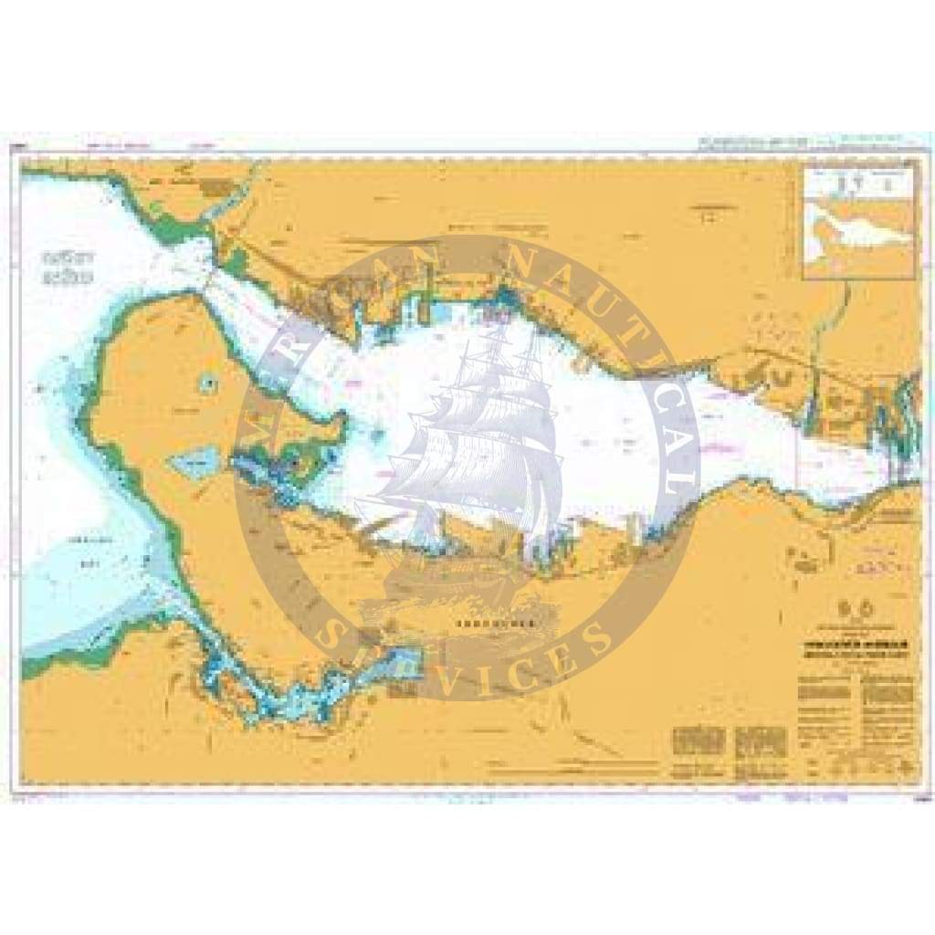British Admiralty Nautical Chart  4963: Vancouver Harbour-Western Portion/Partie Ouest