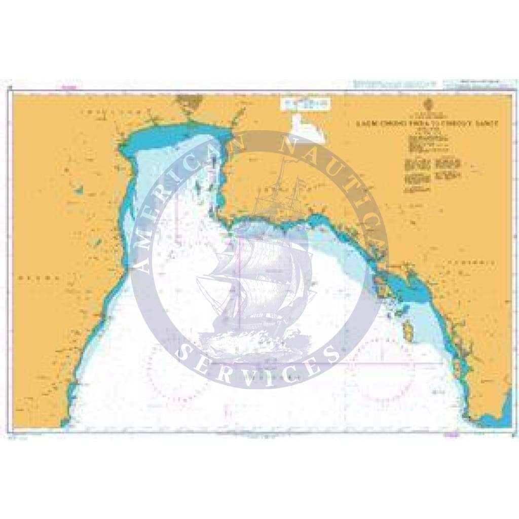 British Admiralty Nautical Chart 67: Laem Chong Phra to Chrouy Samit