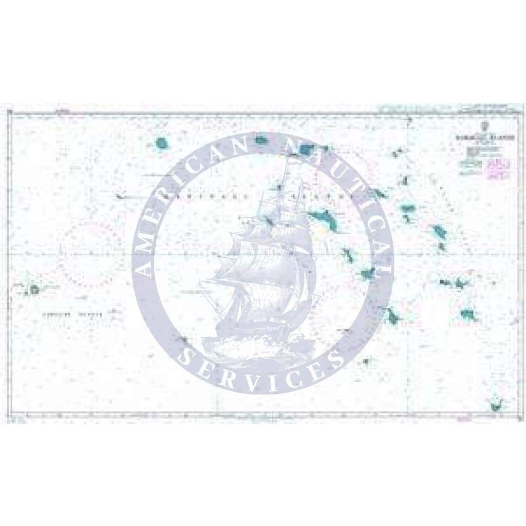 British Admiralty Nautical Chart 761: Marshall Islands