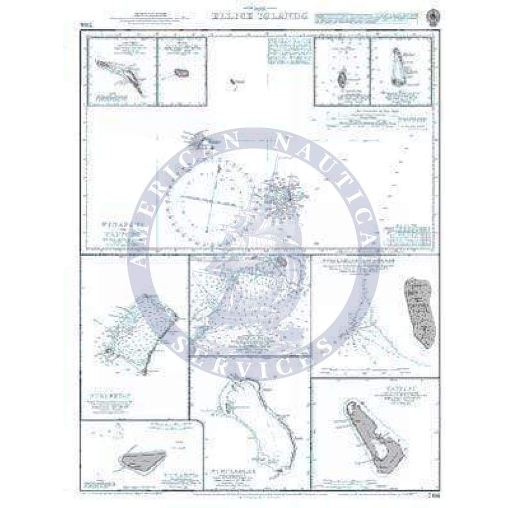 British Admiralty Nautical Chart  766: Ellice Islands