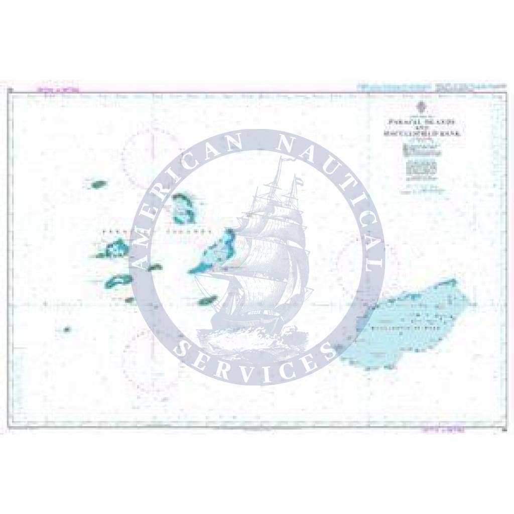 British Admiralty Nautical Chart 94: Paracel Islands and Macclesfield Bank