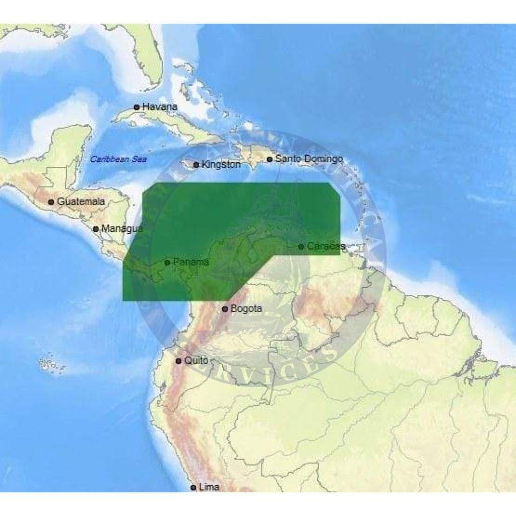 C-Map 4D Chart SA-D903: Panama To Isla De Margarita