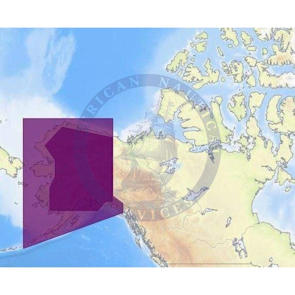 C-Map Max Chart NA-M029: Alaskan Lakes