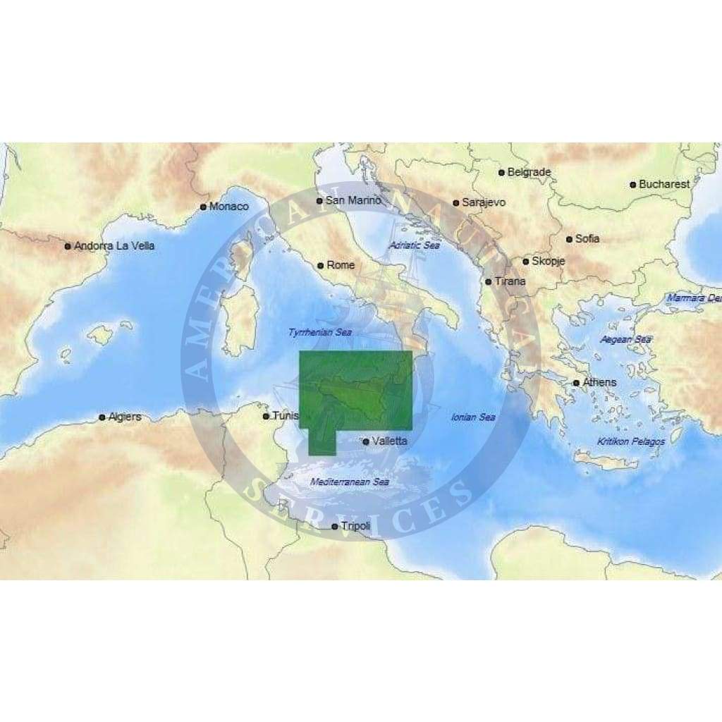 C-Map Max-N+ Chart EM-Y146: Sicily