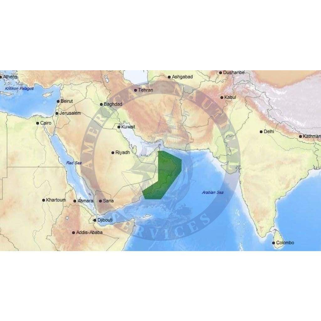 C-Map Max-N+ Chart ME-Y011: Oman