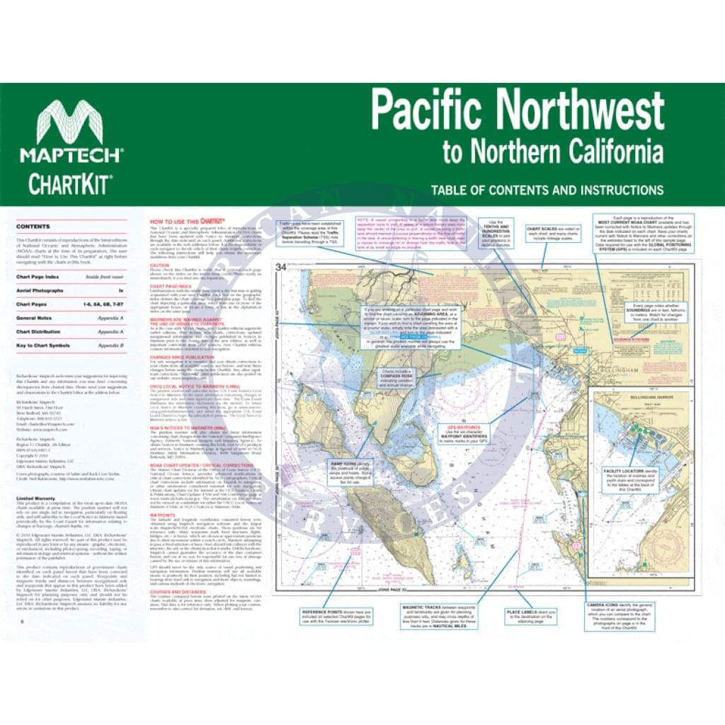 ChartKit Region 15: Pacific Northwest to Northern California, 15th Edition