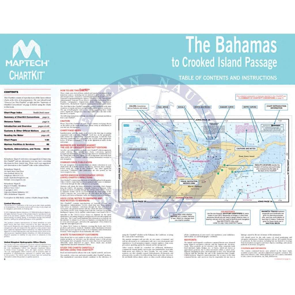 ChartKit Region 9: The Bahamas to Crooked Island Passage, 7th Edition