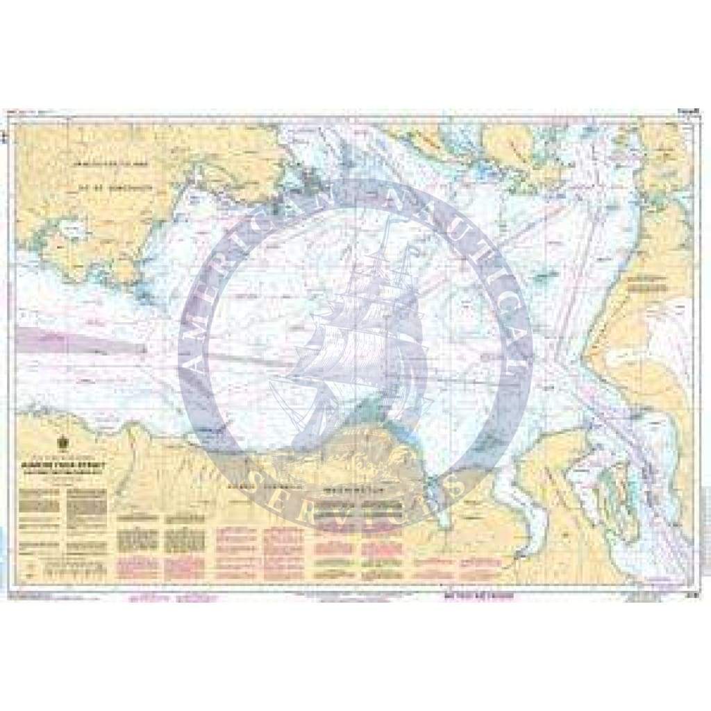 CHS Nautical Chart 3461: Juan de Fuca Strait, Eastern Portion/Partie Est
