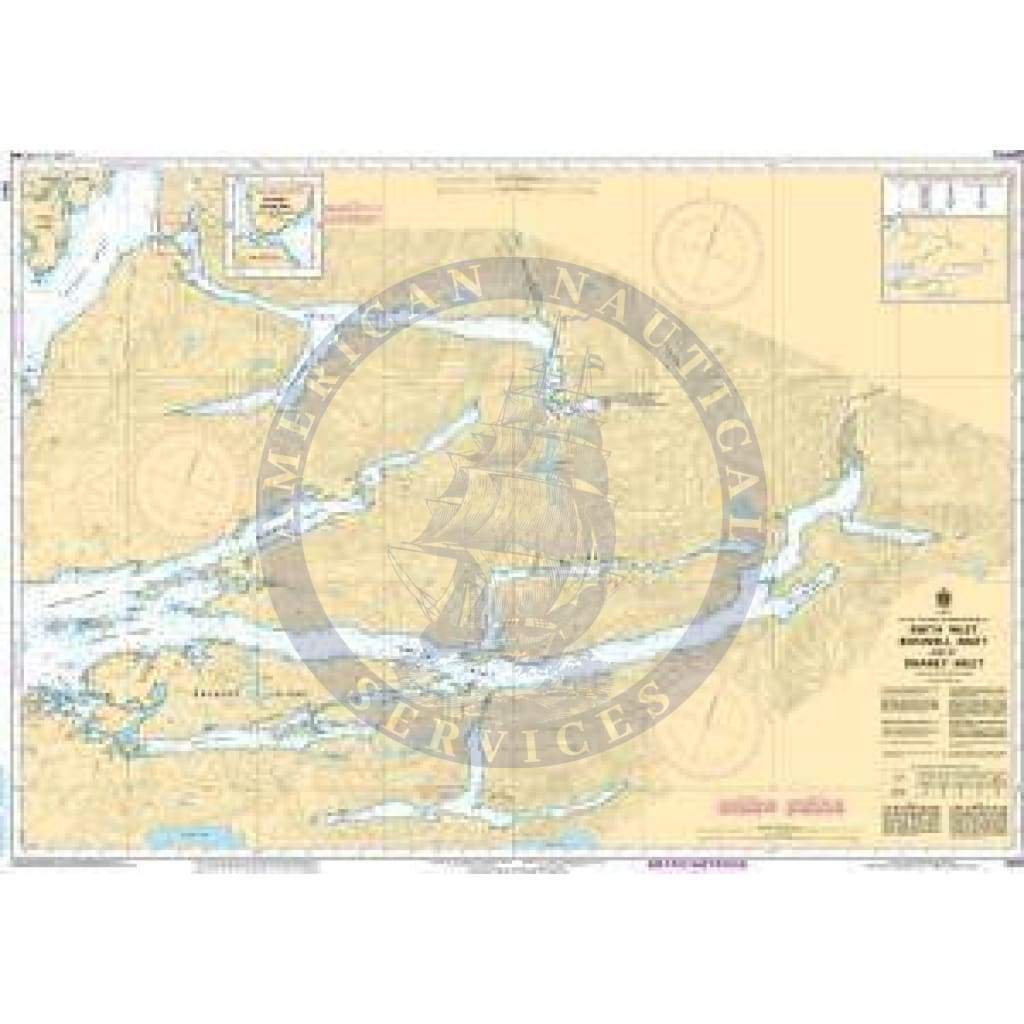 CHS Nautical Chart 3931: Smith Inlet, Boswell Inlet and/et Draney Inlet