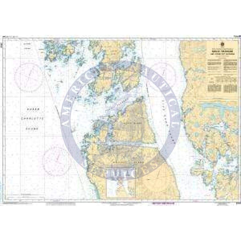 CHS Nautical Chart 3935: Hakai Passage and Vicinity/et Environs