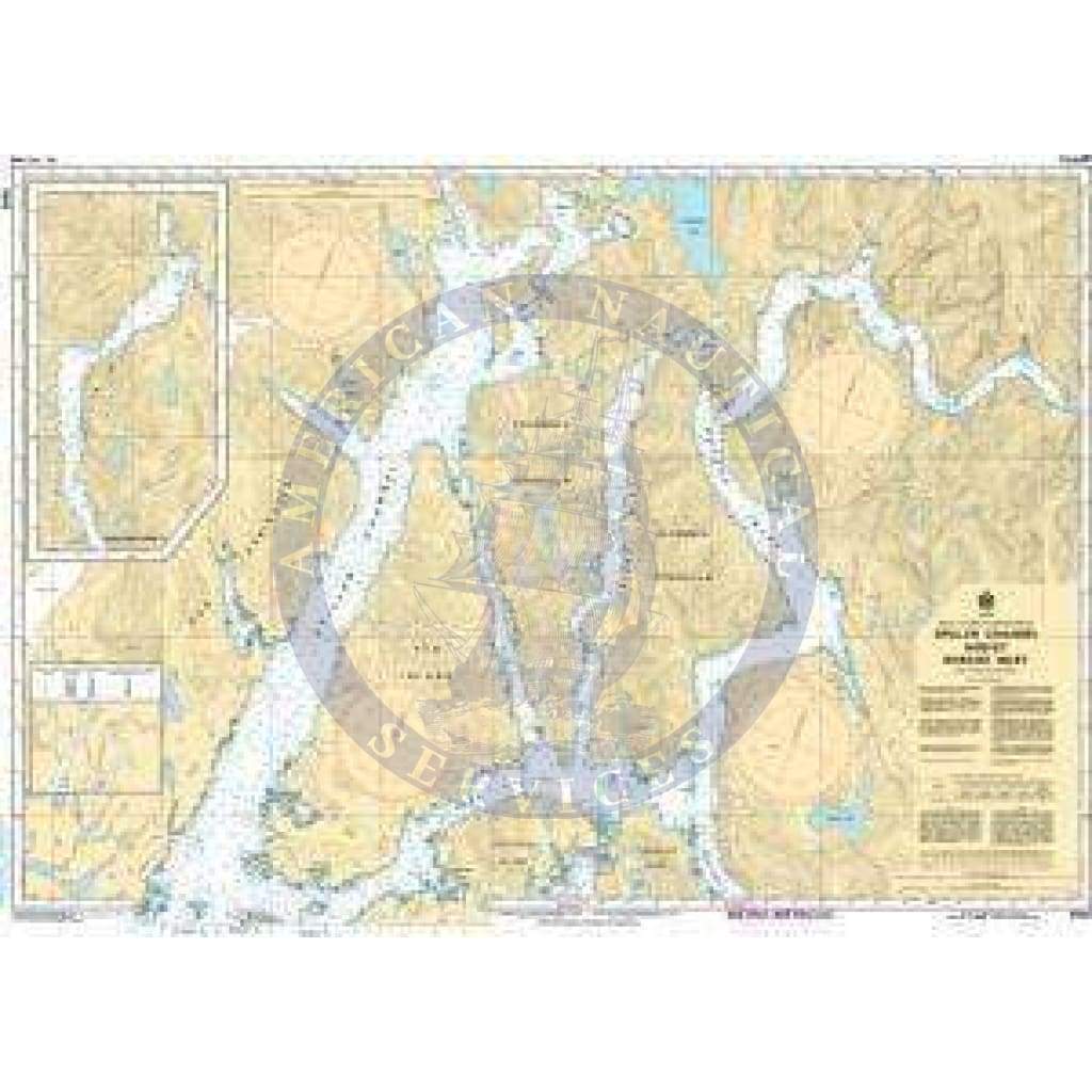 CHS Nautical Chart 3940: Spiller Channel and/et Roscoe Inlet