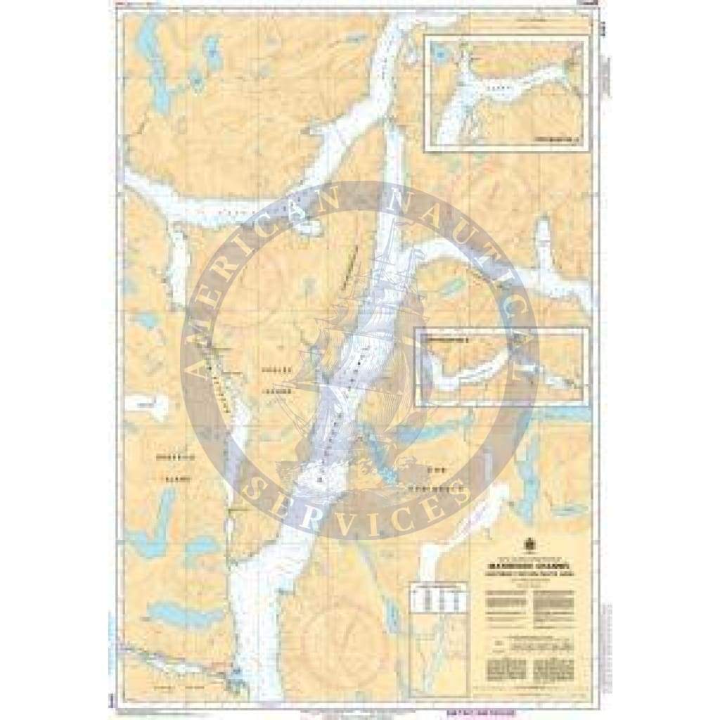CHS Nautical Chart 3942: Mathieson Channel Northern Portion/Partie Nord