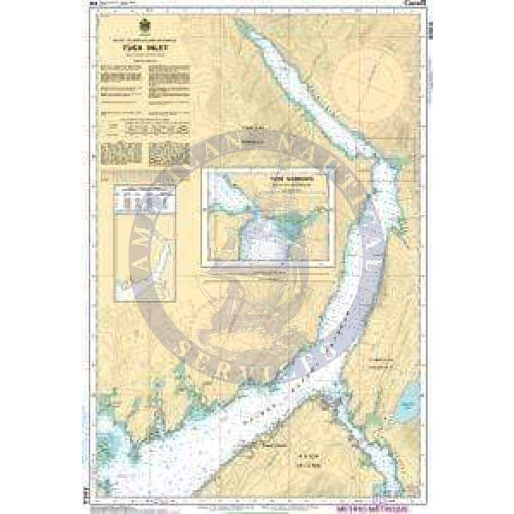 CHS Nautical Chart 3964: Tuck Inlet