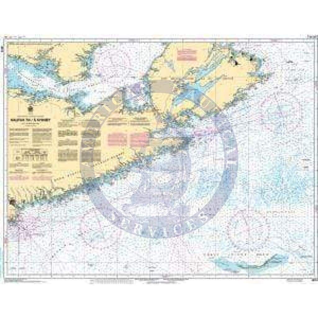CHS Nautical Chart 4013: Halifax to/à Sydney