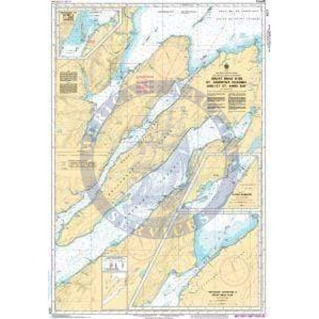 CHS Nautical Chart 4277: Great Bras DOr, St. Andrews Channel and/et St