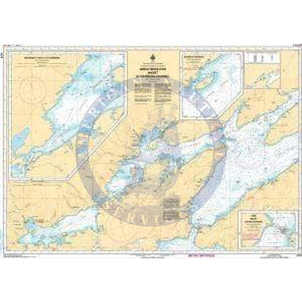 CHS Nautical Chart 4278: Great Bras DOr and/et St. Patricks Channel