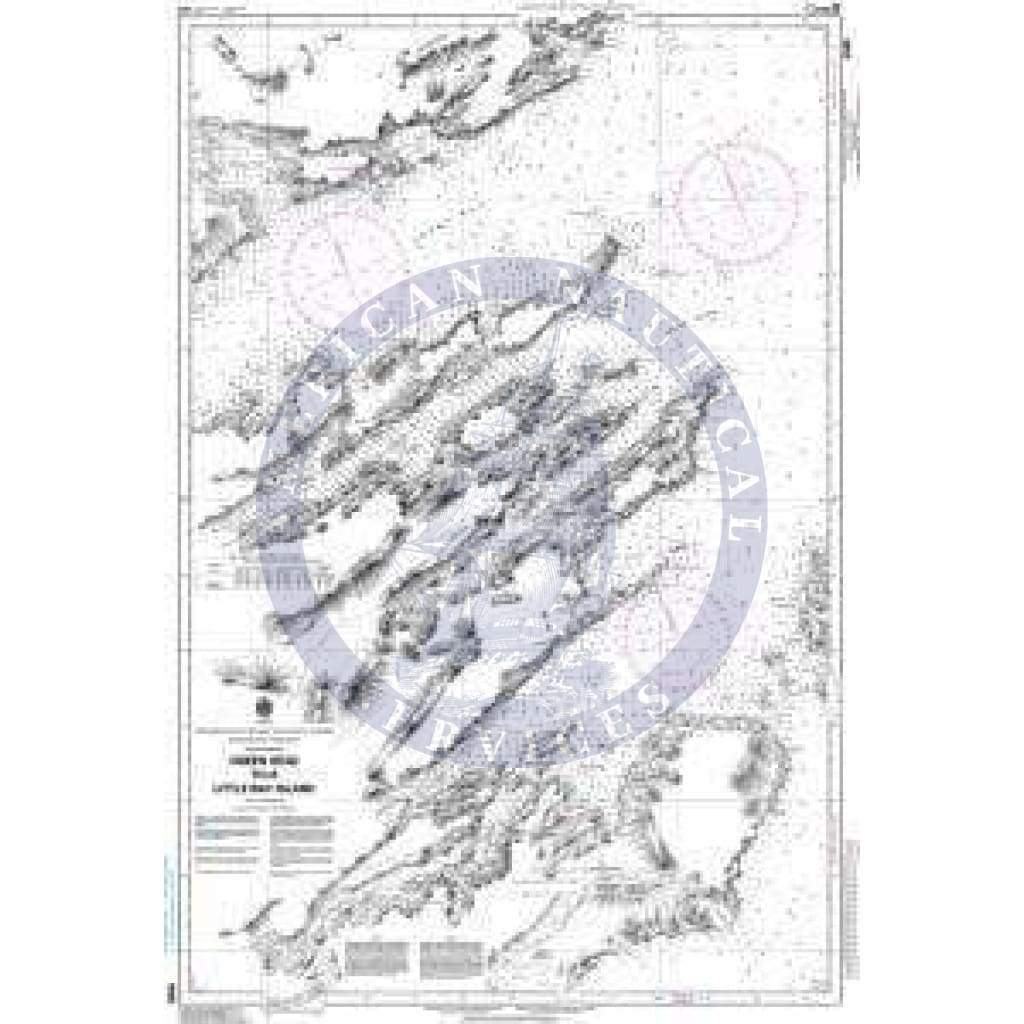 CHS Nautical Chart 4585: Green Head to/à Little Bay Island