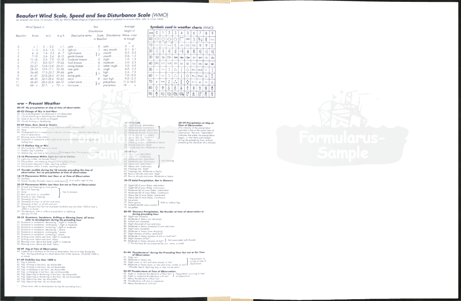 Deck Log Book (3 Months)