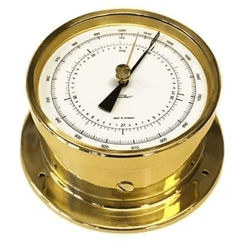 Fischer Aneroid Barometer (Brass & Chrome)