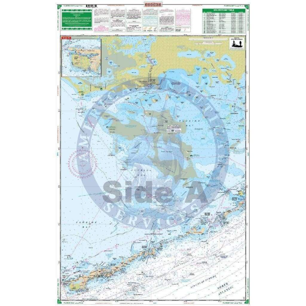 Florida Bay Large Print Navigation Chart 33E