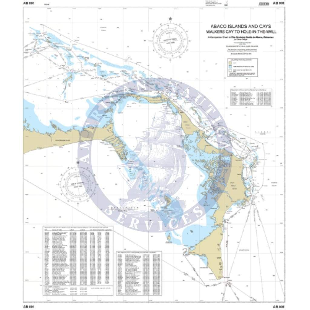 Great Abaco and Cays Chart