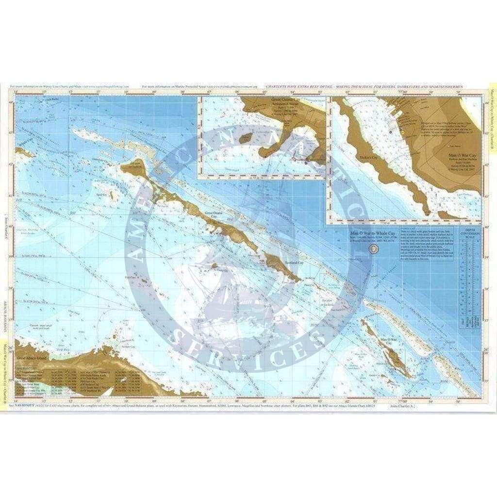 Heart of Abaco Chartlet: Man O'War Cay to Whale Cay (Navigation Chart 12