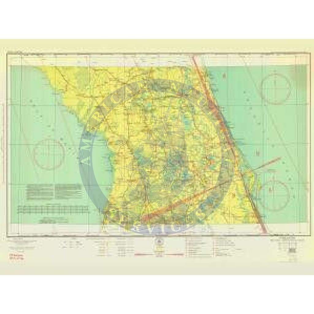 Historical Chart 00-A-6-1935: FL, Orlando Sectional Aeronautical Chart Year 1935