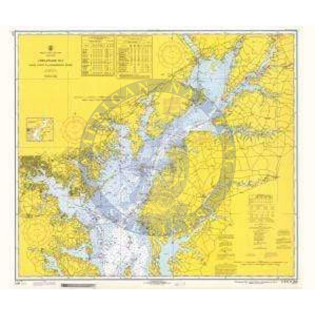 Historical Nautical Chart 1226-10-1970: MD, Chesapeake Bay Sandy Point To Susquehanna River Year 1970