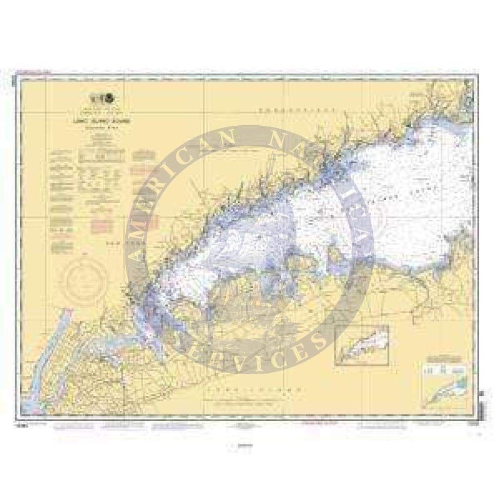 Historical Nautical Chart 12363-02-2010: NY, Long Island Sound Westerm Part Year 2010
