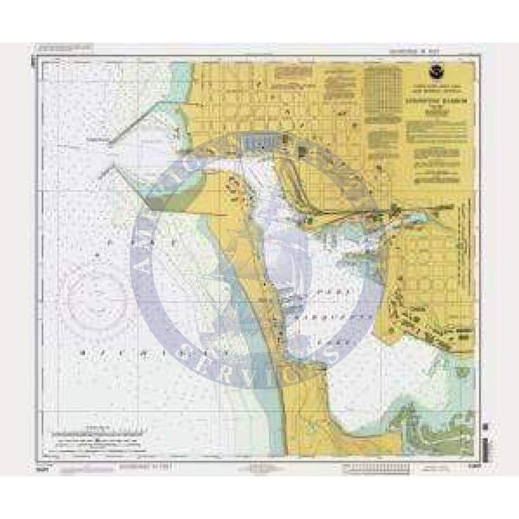 Historical Nautical Chart 14937-07-1997: MI, Ludington Harbor Year 1997