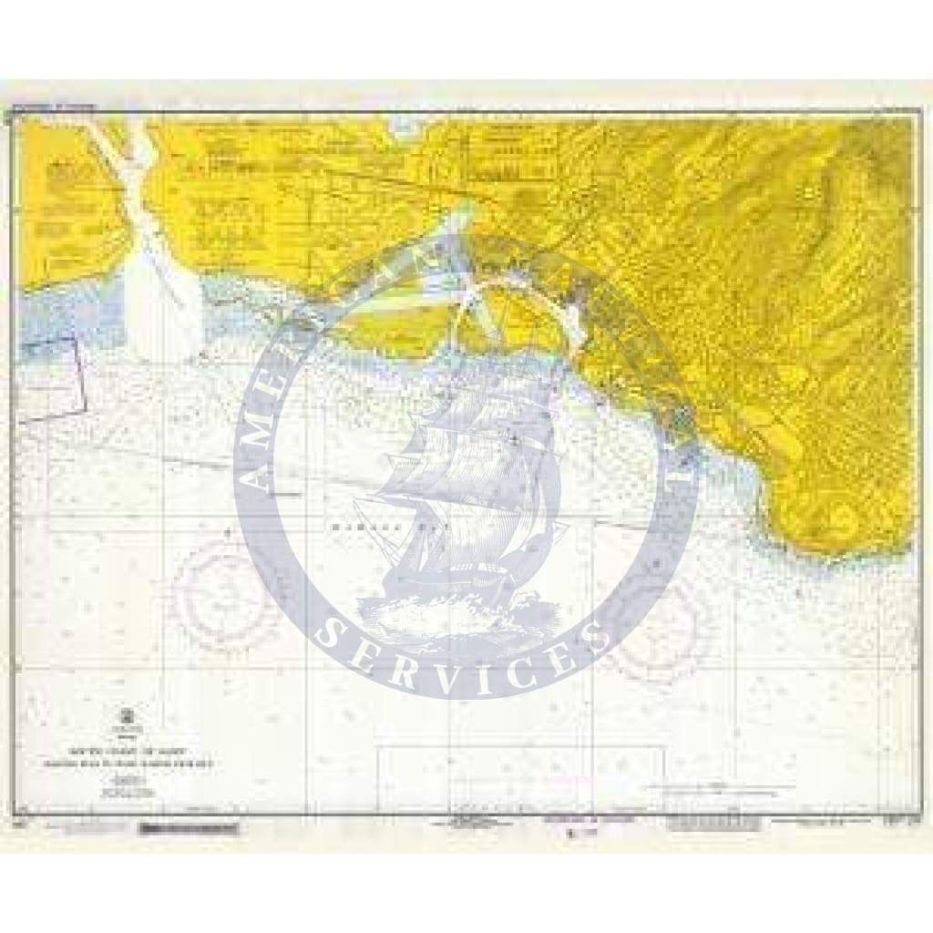 Historical Nautical Chart 4132-11-1971: HI, South Coast of Oahu Year 1971