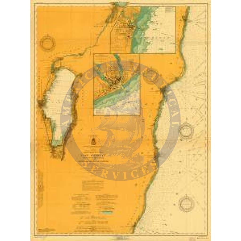 Historical Nautical Chart LC00073-01-1916: WI, Lake Michigan Kewaunee Port Year 1916