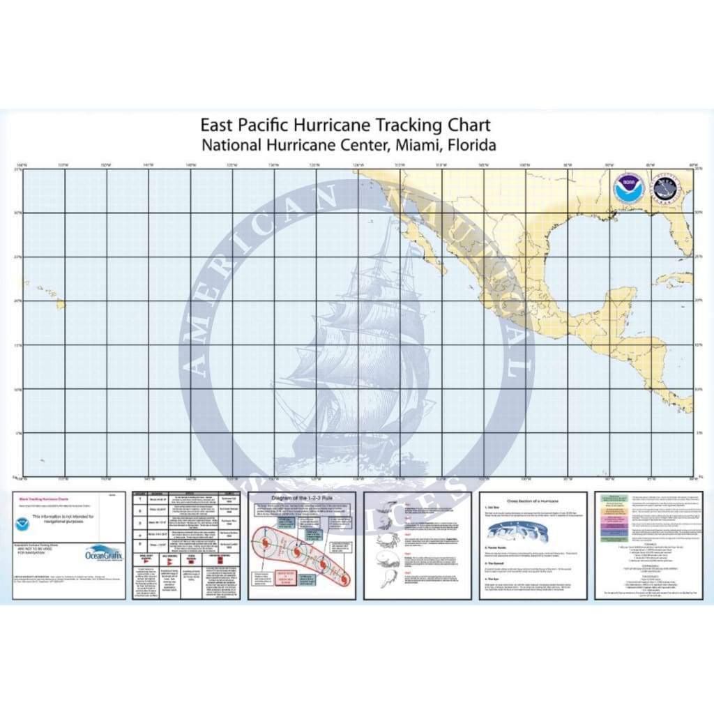 Hurricane Tracking Chart: East Pacific