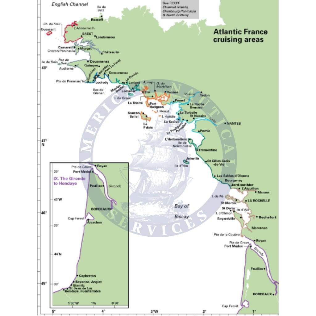 Imray: Atlantic France, 2nd Edition 2018