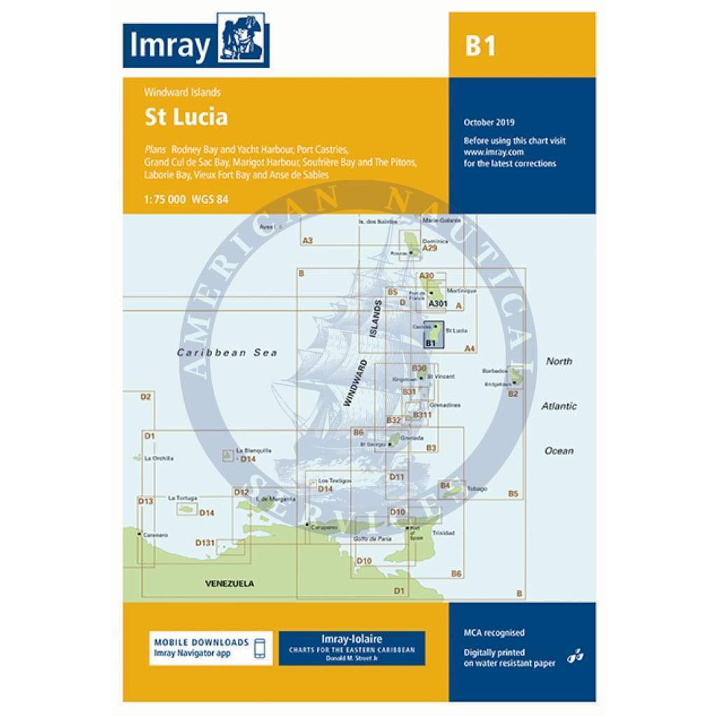 Imray Chart B1: St. Lucia