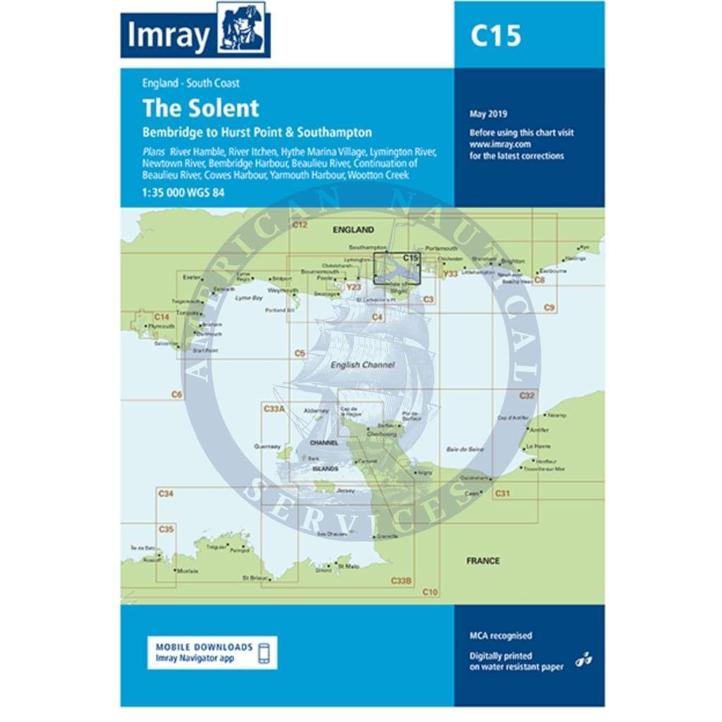 Imray Chart C15: The Solent
