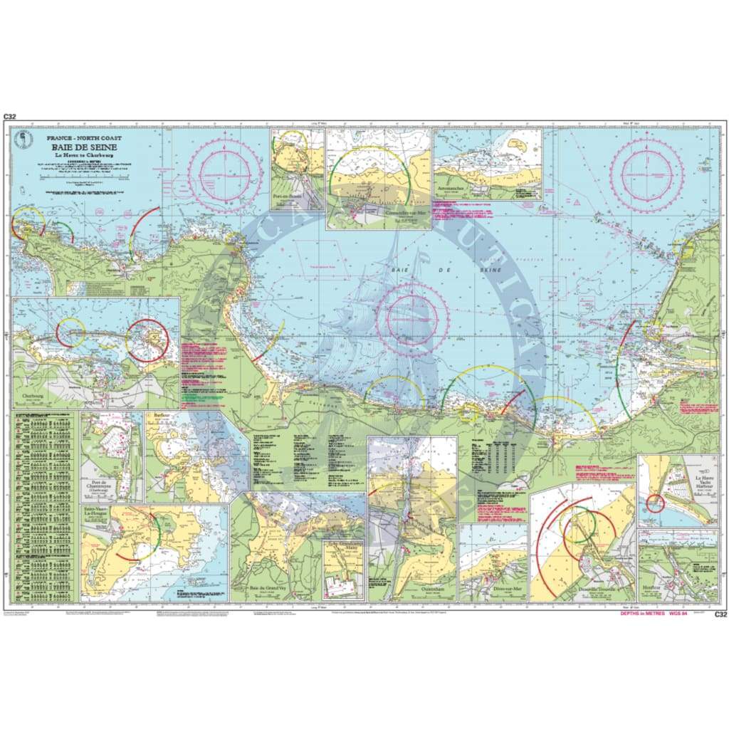 Imray Chart C32: Baie de Seine