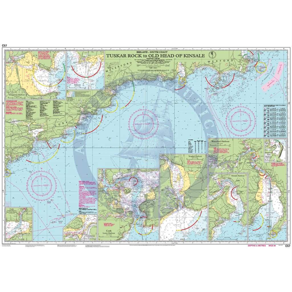 Imray Chart C57: Tuskar Rock to Old Head of Kinsale