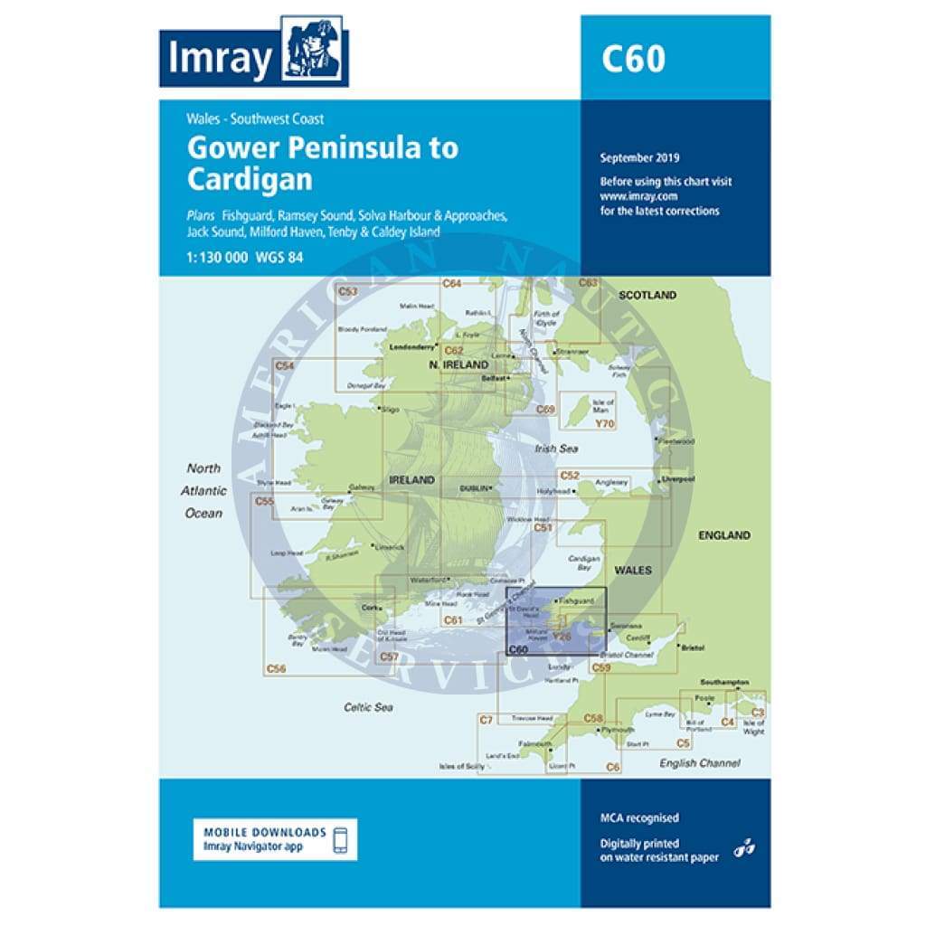 Imray Chart C60: Gower Peninsula to Cardigan