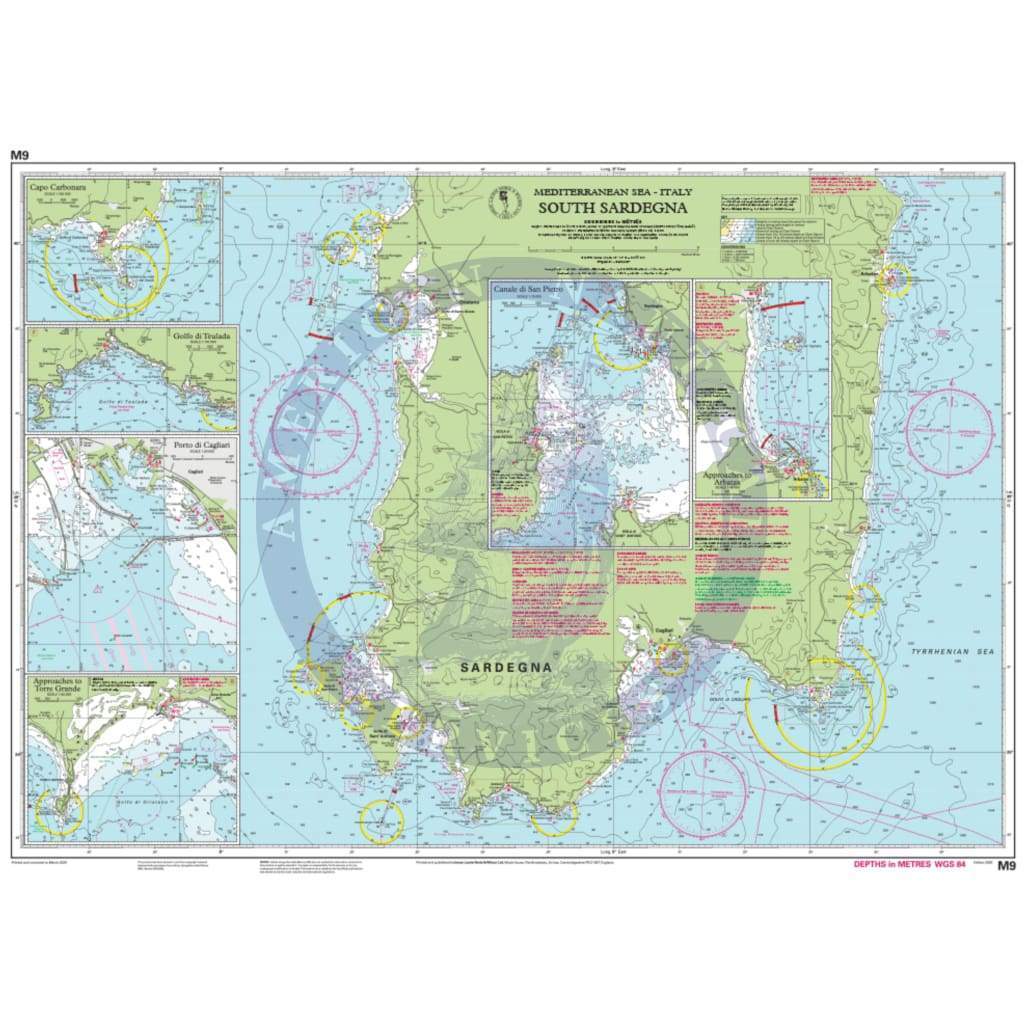 Imray Chart M9: South Sardegna