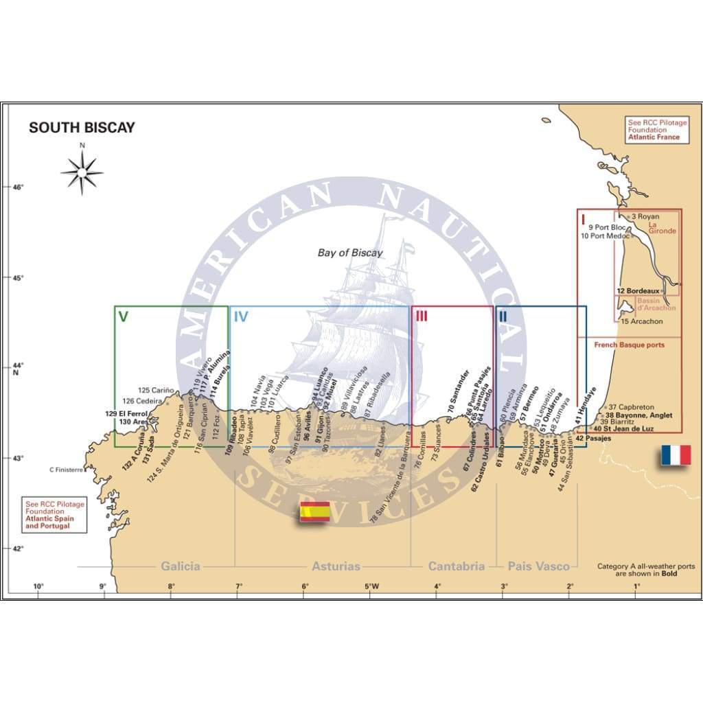 Imray: South Biscay - La Gironde to La Coruna, 7th Edition 2012