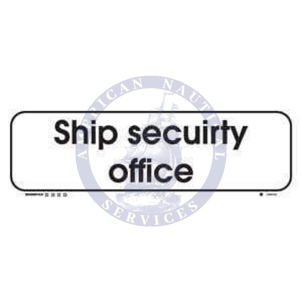 ISPS Code Sign: Ship Security Office